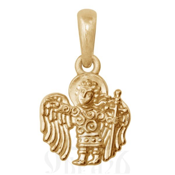 подвеска ангел хранитель, золото 585 пробы желтое (арт. 202.524)